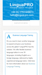 Mobile Screenshot of lingua-pro.com
